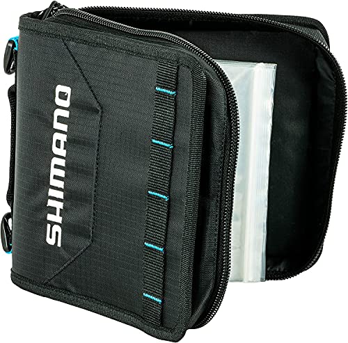 SHIMANO Baraja Worm Binders Fishing Gear, Black Blue, LG