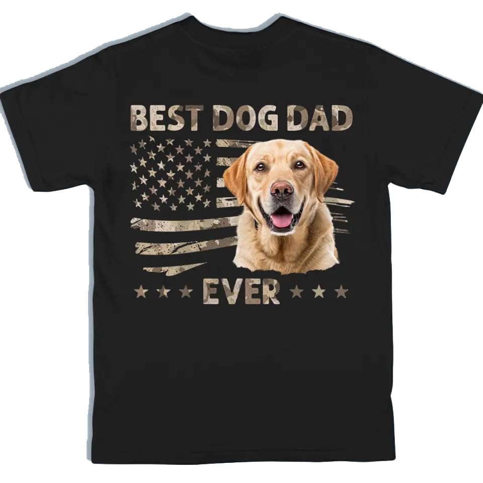 Ultimate Dog Dad Custom Photo Unisex T-Shirt Hoodie Sweatshirt - Personalized Dog Cat Pet Owner...