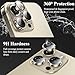YWXTW Camera Lens Protector for iPhone 13 Pro Max 6.7 Inch/iPhone 13 Pro 6.1 Inch, [Keep Original Camera] Tempered Glass Camera Cover Screen Protector, 1 Set (Gold)