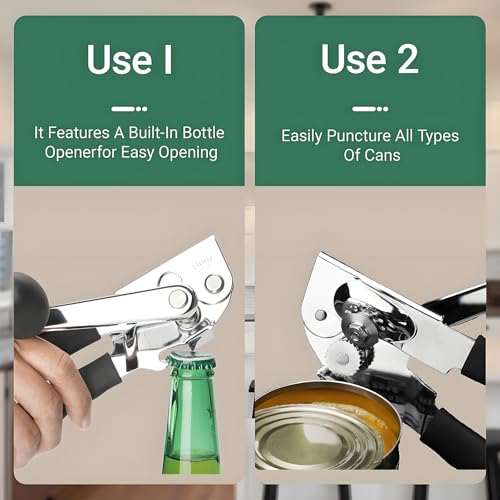 ELESULTRA 3-in-1 Manual Can Opener for Seniors - Image 4