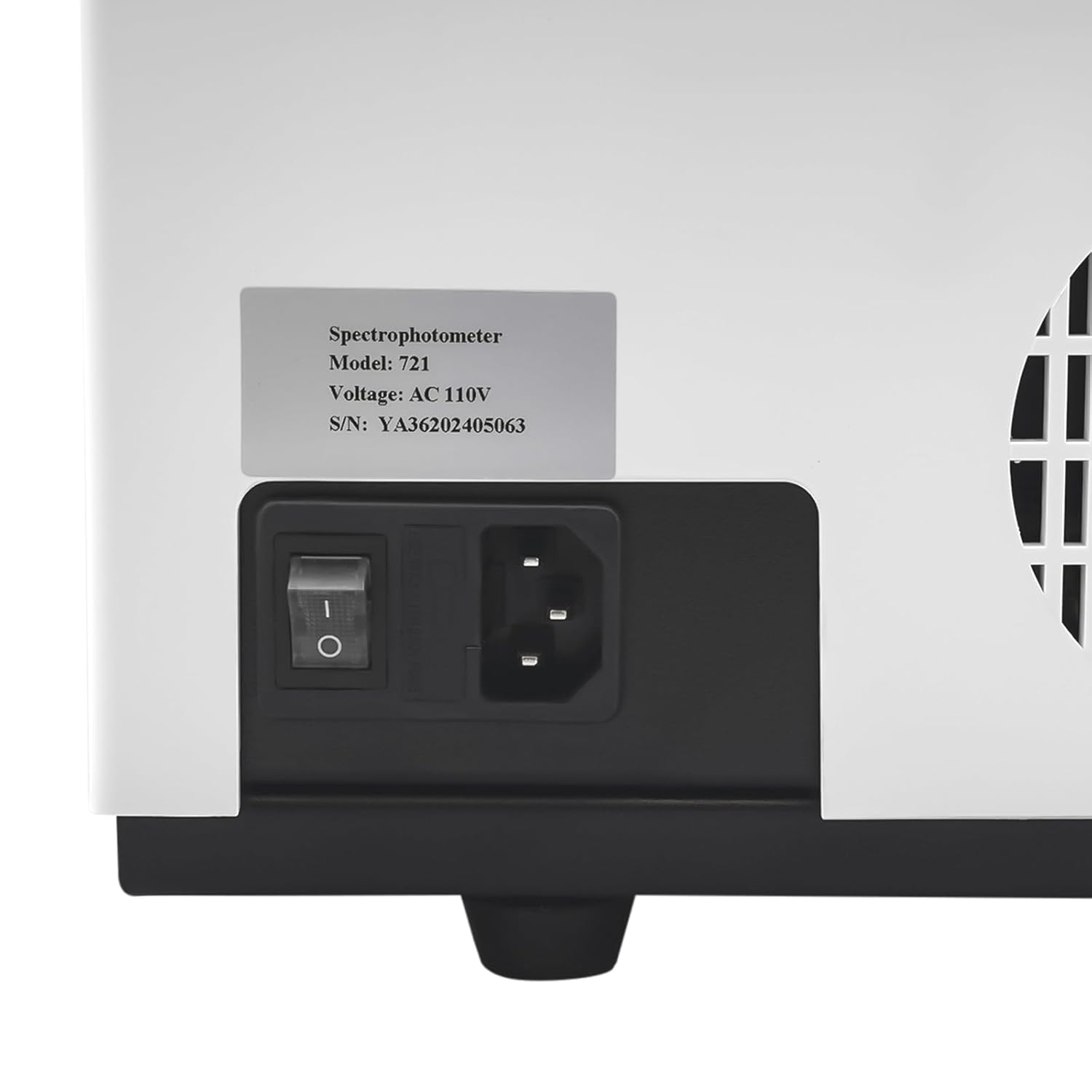 Visible Spectrophotometer, 721 Digital Lab Spectrophotometer 350-1020nm Tungsten Lamp Lab Equipment for Food, Environmental Testing