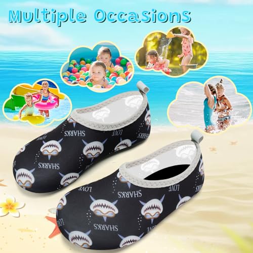 Image of VIFUUR Kids Water Shoes Girls Boys Quick Dry Aqua Socks for Beach Swim Outdoor Sports
