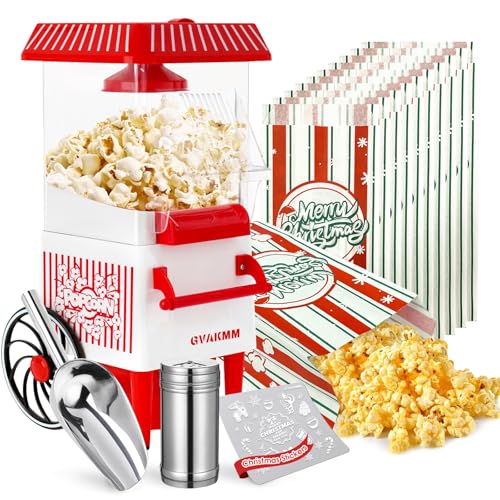 Máquina de palomitas de maíz, rojo y blanco