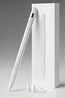 Caneta Stylus Compatível com iPad – Touch Pen Recarregável com Palm Rejection, Alta Precisão, LED Indicador e Ponta Sensível para Desenho e Escrita