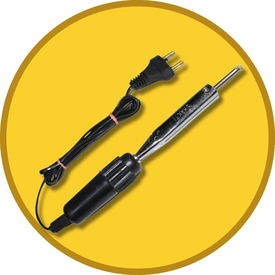 Image of Vtronix 35Watt Soldering Iron with Bakelite Handle for Precision Electronics Work | Soldering Machine for Home, Industrial & Electronics Workshop Reparing with Fast Heating & Heat Resistant Handle