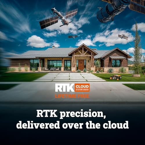 Image of WORX Robot Lawn Mower 4WD for 1 /2 Acre, No Perimeter Wire, WR342 | Landroid Vision Cloud with AI Obstacle Avoidance, RTK Cloud Navigation, Auto Mapping, App Control, 84% Slope, Cut-to-Zero