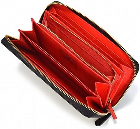 Amazon Diavel ディアベル ブラック レッド ミックススタースタッズ レザーウォレット スタッズ財布 レディース メンズ 財布 Amazon Diavel ディアベル ブラック レッド ミックススタースタッズ レザーウォレット スタッズ財布 レディース メンズ 財布