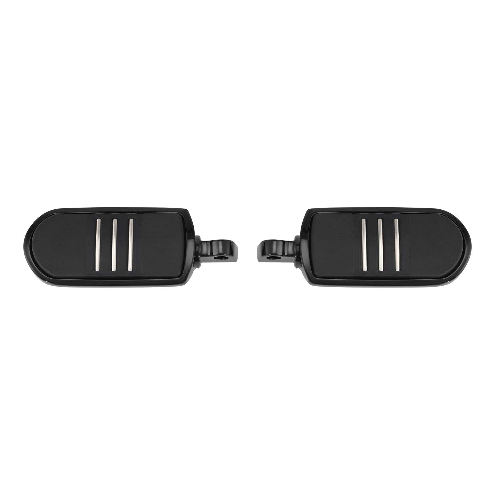 TCMT Reposapiés con incrustaciones de goma negra StreamLiner estriberas Compatible con Touring Dyna Sportster 883 1200
