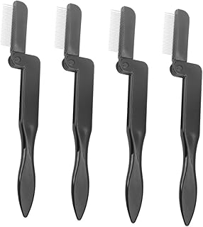 4Pcs Foldable Eyebrow Grooming Brush Multi Pu...