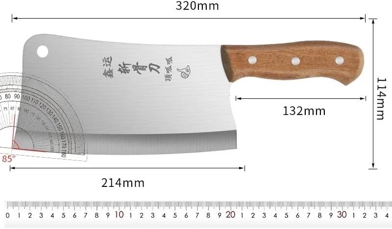 Meat Cleaver,Cleaver Knife 8.5 Inch Forged Super Sharp And High Hardness Bone Cleaver, Multi-functional Kitchen Knife Kitchen Tools