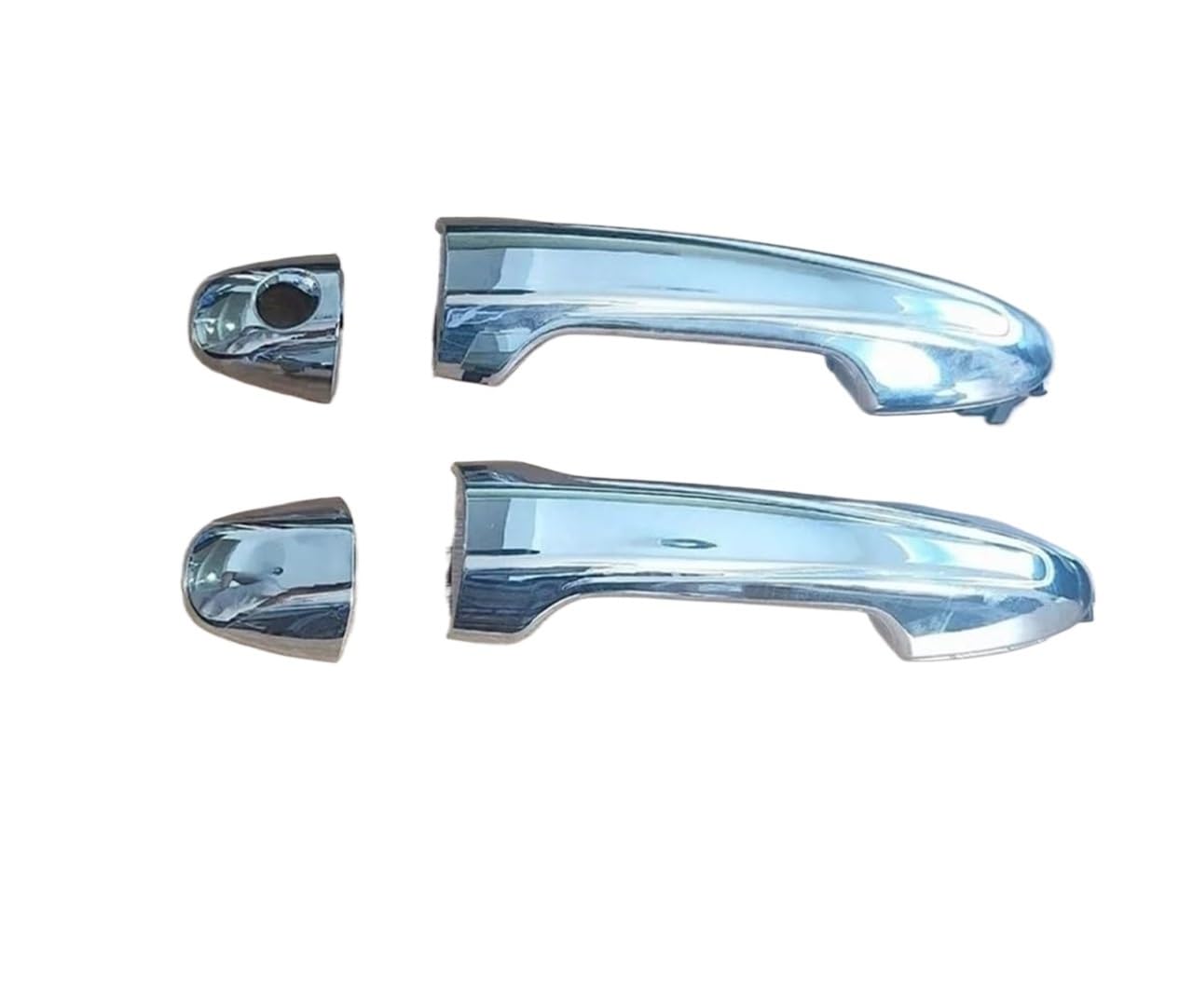 Qwqthgs Chrome Car Exterior Door Handle Cap For Toyota For Hilux For Revo 2015-2022 Exterior Door Handle