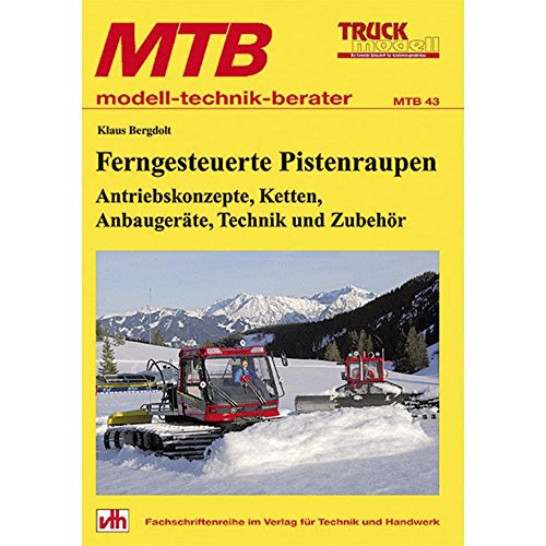 Ferngesteuerte Pistenraupen: Antriebskonzepte, Ketten, Anbaugeräte, Technik und Zubehör