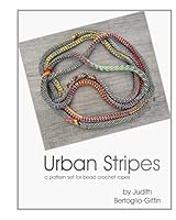 Urban Stripes: a pattern set for bead crochet ropes 1511843152 Book Cover