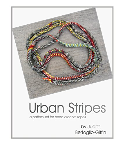 Urban Stripes: a pattern set for bead crochet ropes