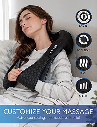 Zyllion Zma-28 Shiatsu Neck Massager And Zma-13Rb Rechargeable Shiatsu Pillow Massager Bundle (Black) #TOP7