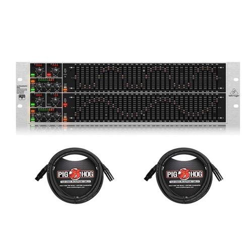 Behringer ULTRAGRAPH PRO FBQ6200HD HD Dual Channel 31-Band Stereo Graphic Equalizer with FBQ