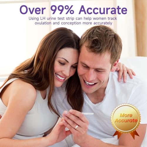 Image of Ovulation Test Strips, Amazewell Ovulation Strips Fertility Test for Women Ovulation Predictor Kit for Home, 30pcs LH Test Strips Ovulation Kit Bulk, 5mm Width Easy Grip, High Accuracy