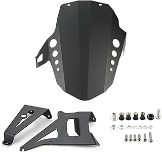 Qiilu Motorrad Hinterrad Kotflügel, Kotflügelschutz Kotflügelabdeckung mit Halterung Passend für X-ADV 750 17-19