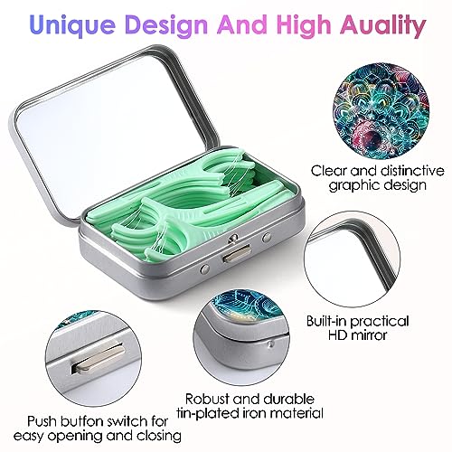 Image of Dental Floss Portable Case, Easy to Store Floss Picks of Various Sizes, Portable Dental Floss Dispenser is Perfect for Travelling, Hotels, Dinners, Appointments.Mandara