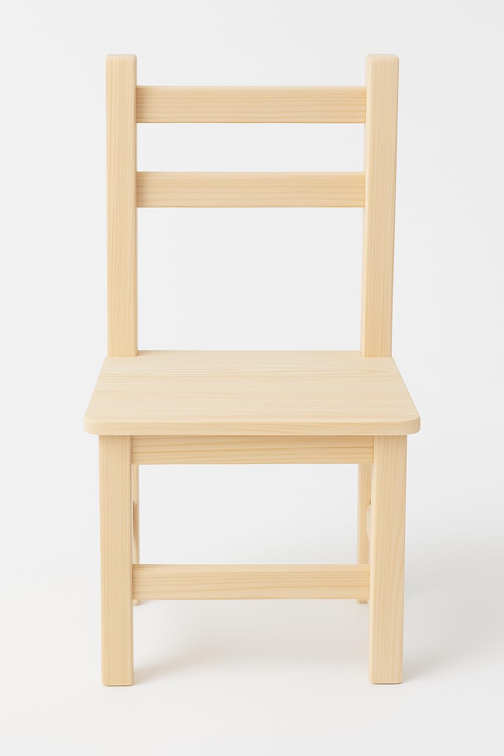 GRECA Silla Infantil de Madera. En Crudo, para Decorar. Medidas (Ancho/Fondo/Alto): 30 * 27 * 57 cm.