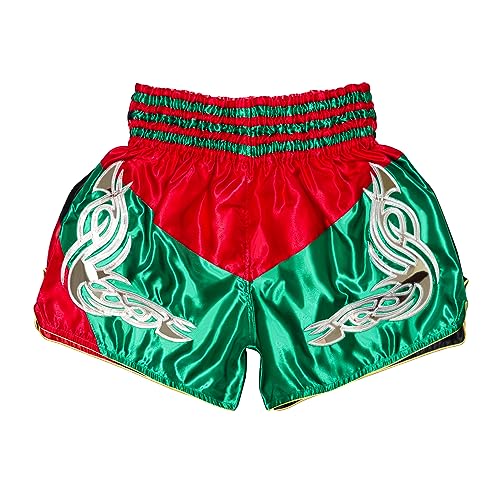 SIAMKICK Shorts retrô de Muay Thai para homens e mulheres, boxe, kickboxing, alta qualidade, MMA Fig