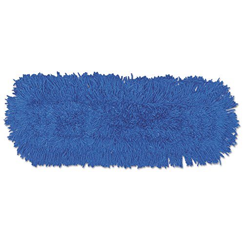 Rubbermaid Commercial Products Twisted Loop Dirt Mop Head Replacement, 24-Inch, Blue, Protective Fibers to Avoid Dirt, Wet Mop for Floor Cleaning Office/School/Stadium/Lobby/Restaurant image 2
