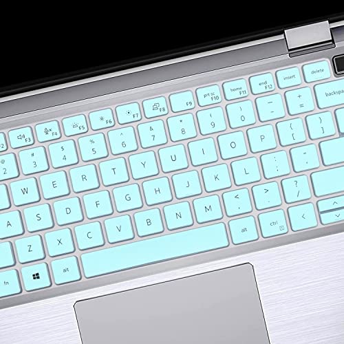 Image of Keyboard Cover for Dell Latitude 14 inch 7450 7440 7430 7420 7410, Latitude 3440 5440 5430 5431 5420 14 inch, Latitude 7520 15.6 inch Latitude 9000 9510 9520 9420 9430 Keyboard Protective Cover-HotBlue