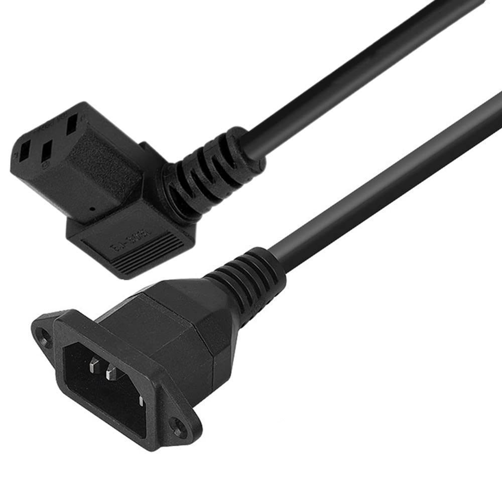 Apparaatsnoer C13 naar C14 - Kabeltype: H05VV-F 3x0.75mm² Max. belasting: 230V/6A Aansluiting 1