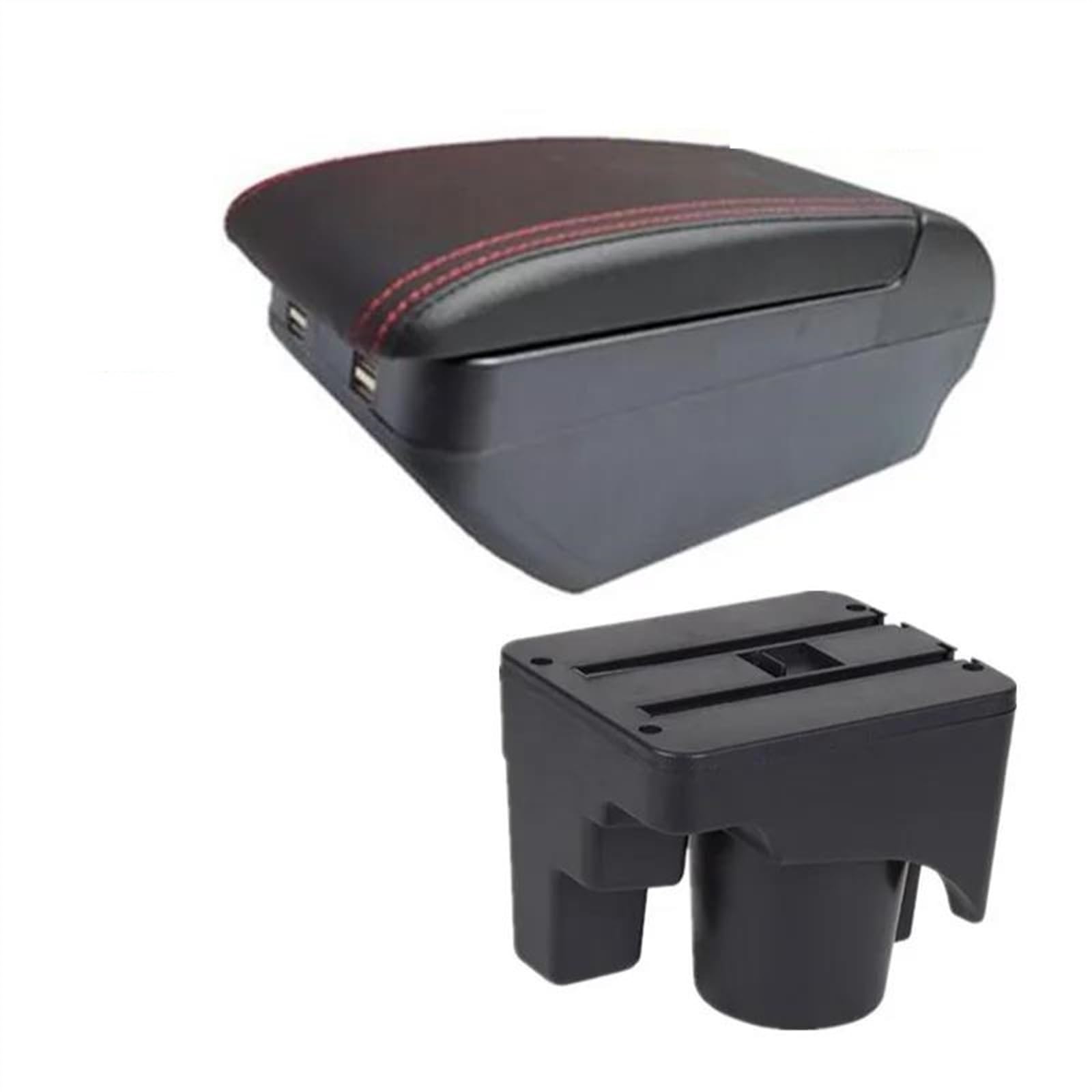 NOHEEU Car Armrest Special Storage Box Modification Parts For Golf 6 5 Mk6 MK5 For Jetta For Sagitar 2005-2012