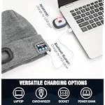Wmcaps Stocking Cap Stuffers Bluetooth Beanie with A Light, 2-Pack - Image 6