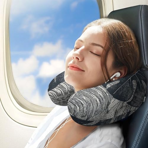 Almohada cuello de espuma viscoelástica tamaño único miniatura 3