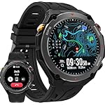 Military Smart Watch with GPS Tracker, Pressure/Altitude/Compass, Rugged Smartwatch with 90 Days Battery, 1ATM Waterproof, Answer/Make Call, 100+ Sport Modes Fitness Tracker for Android iOS