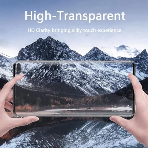 Image of UV Premium Tempered Glass Screen Protector Guard Compatible For Samsung Galaxy S22 Plus / S23 Plus (6.6 Inch, Pack of 1) Full Adhesive UV Curved Case Friendly HD Clarity