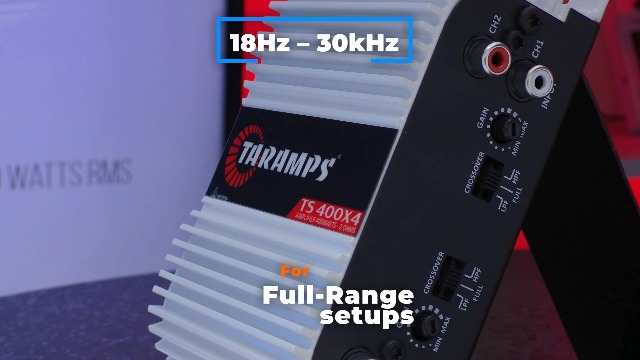 Amazon.com: Taramps TS 400x4 400 watts RMS 4 Channels Full Range