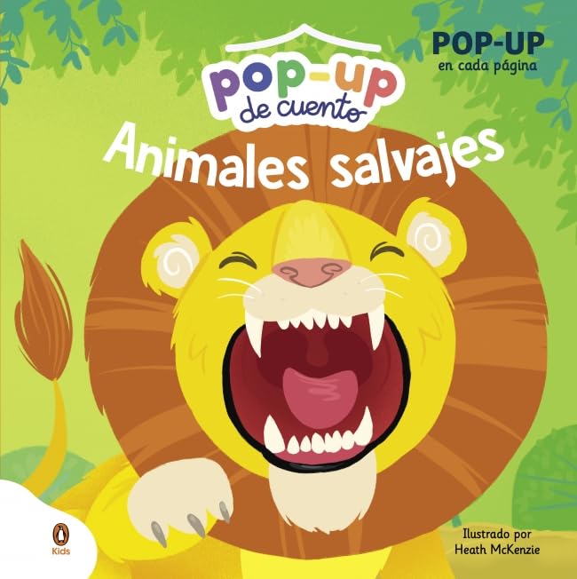 Animales salvajes (Pop-up de cuento): Con Pop-Up en cada página para niños y niñas