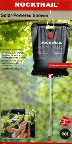 Rhino USA Solardusche 20L Tragbar - Camping Dusche Mit Fußpumpe Für Outdoor Abenteuer