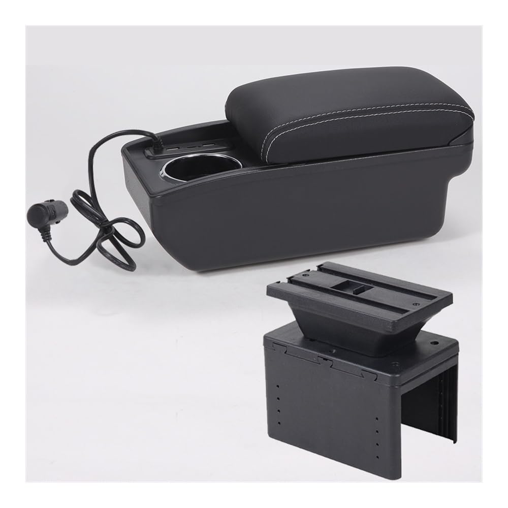 AIERDEYP Car Armrest Box Universal Model Car Armrest Box