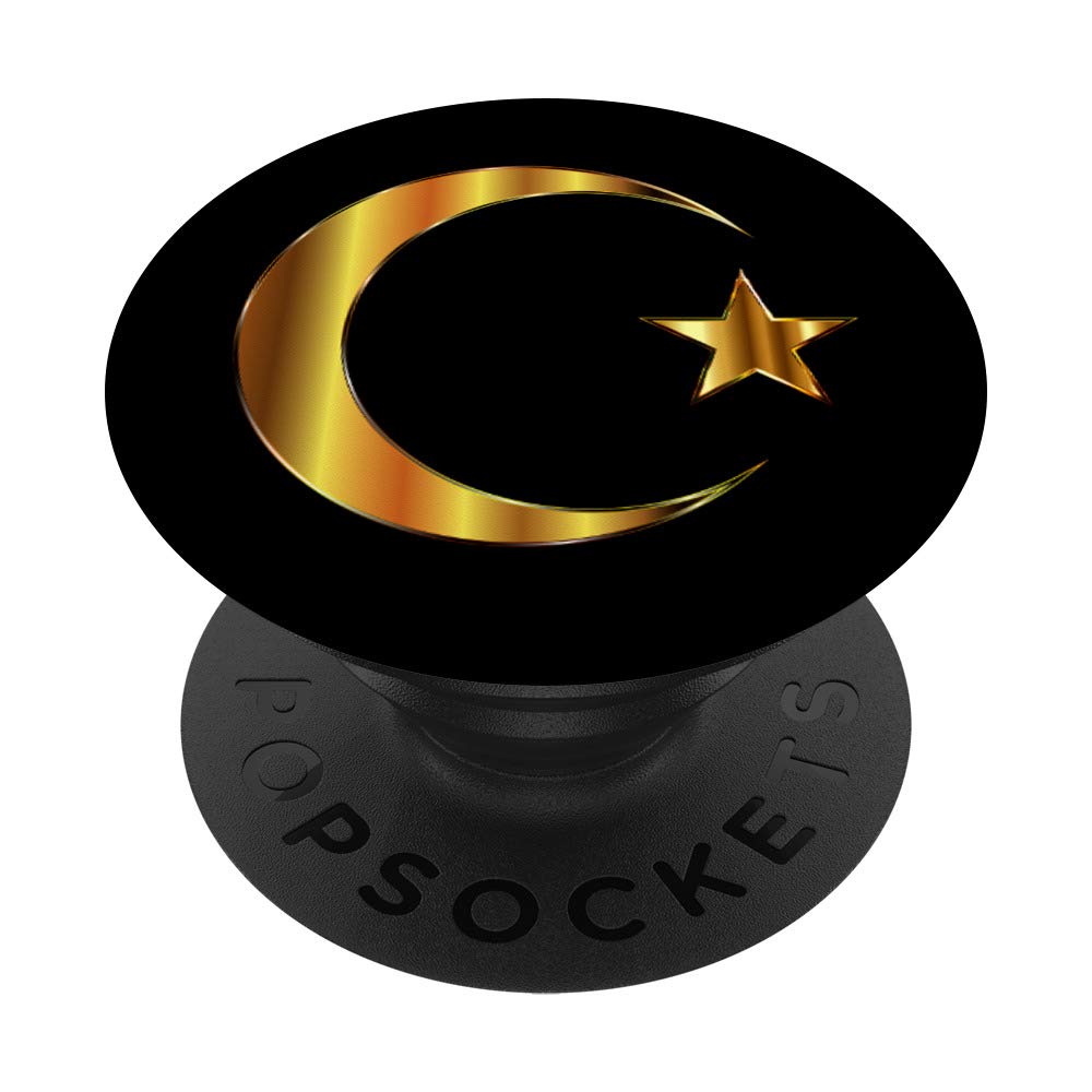 Amazon.com: Symbol of Islam Crescent Moon and Star PopSockets PopGrip:  Swappable Grip for Phones & Tablets : Cell Phones & Accessories
