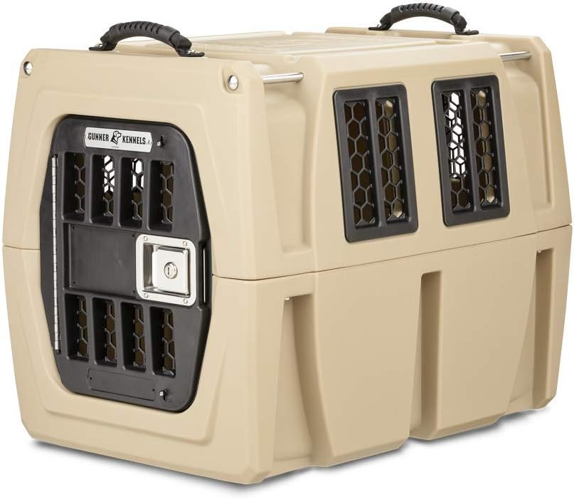 GUNNER Kennels G1 Medium Dog Crate | Crash Tested Pet Travel Crate, Escape Proof, Heavy Duty Dog Box | Dog Kennel Fits Small and Medium Breed Dogs