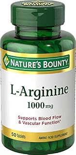 Nature's Bounty L-Arginine 1000 mg, 50 Tablets