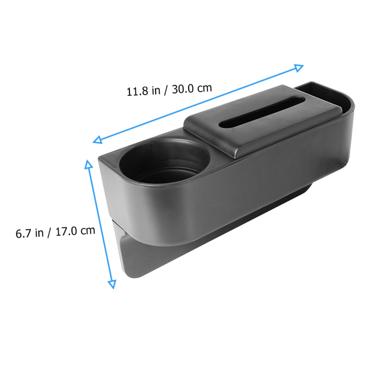 Cabilock 2piezas Portavasos Diseño Especial Organizador Asiento Coche Caja Ranuras Asiento Vehículo