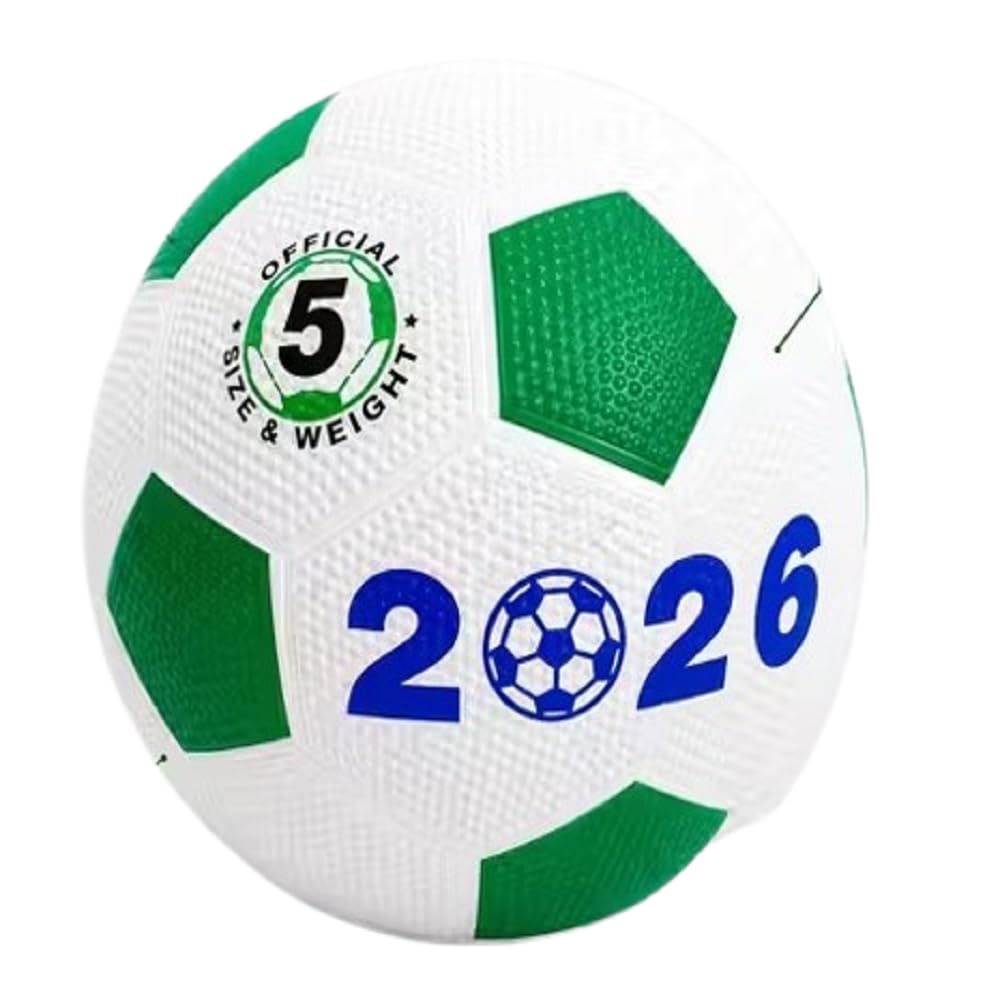 I K Global Traders Football with Pump, Size 5, Durable Build, Perfect for Indoor & Outdoor Practice, All Age Groups (Green)-image-20