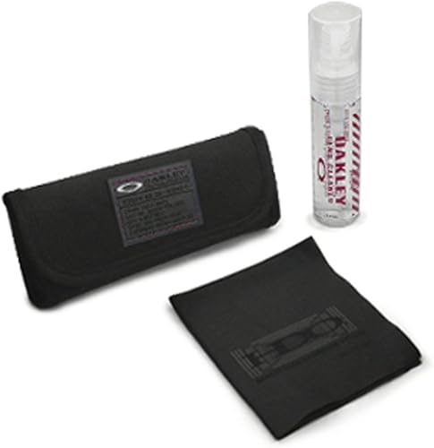 Miniatura 8 de Oakley Holbrook Gafas de sol (montura negra mate, lente iridio rojo positivo), con kit de limpieza de lentes y microbolsa de bandera de país, NEGRO
