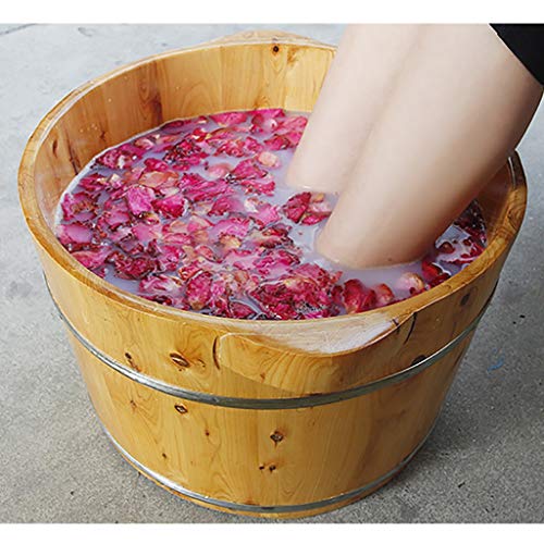 Balde de madera para spa de pies miniatura 4