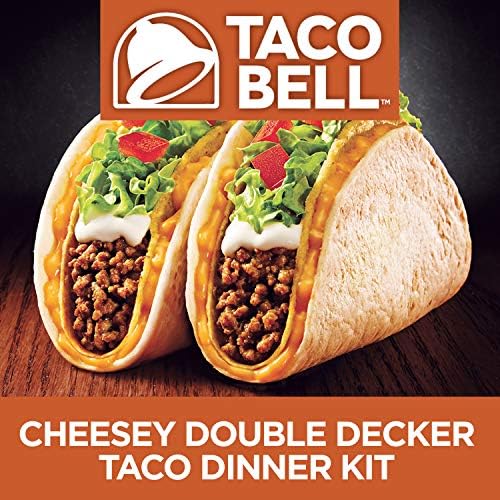 Taco Bell Cheesy Double Decker Taco Dinner Kit With Soft Tortillas