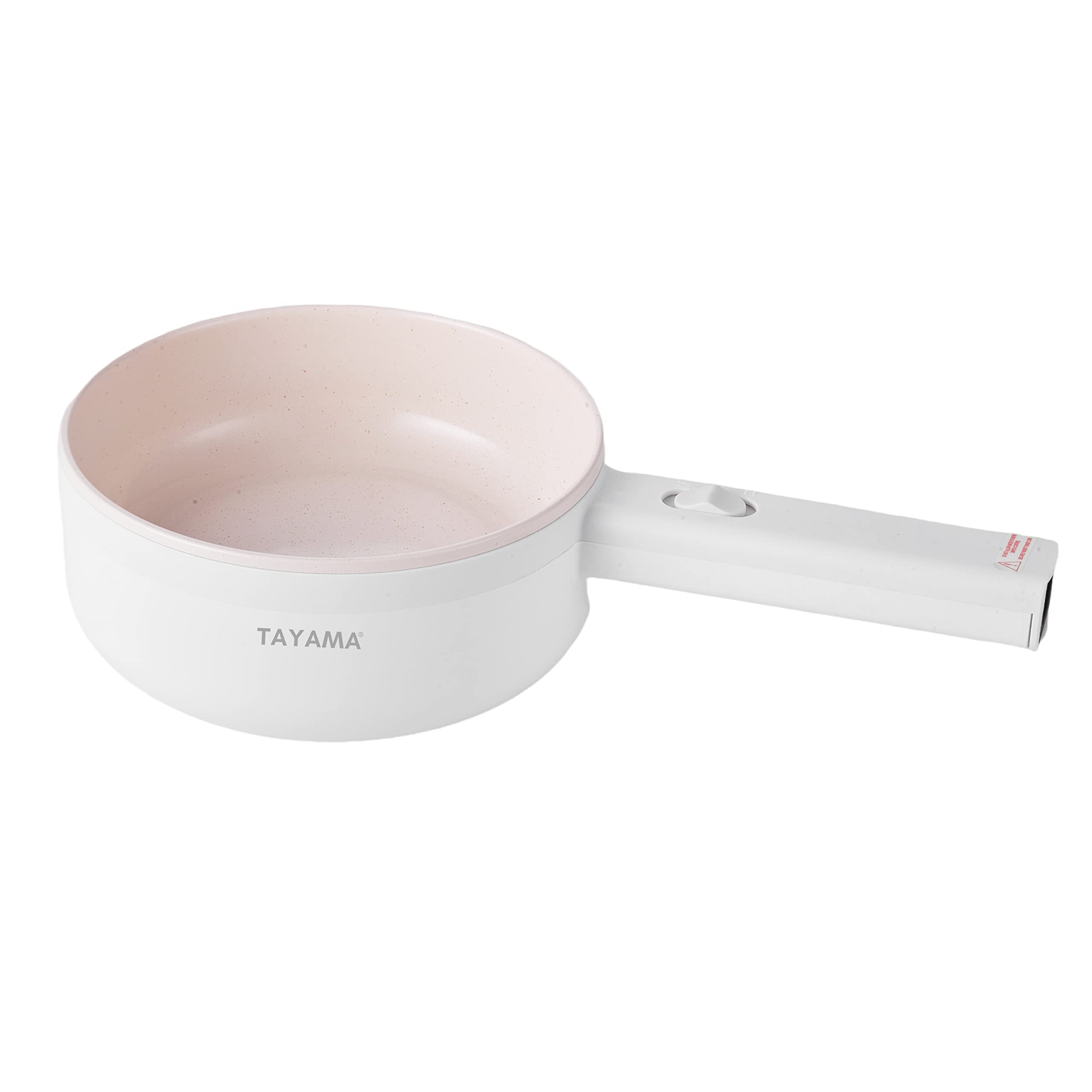 Olla eléctrica multifunción y vaporizador de alimentos 1.5L, blanco, mediano 6