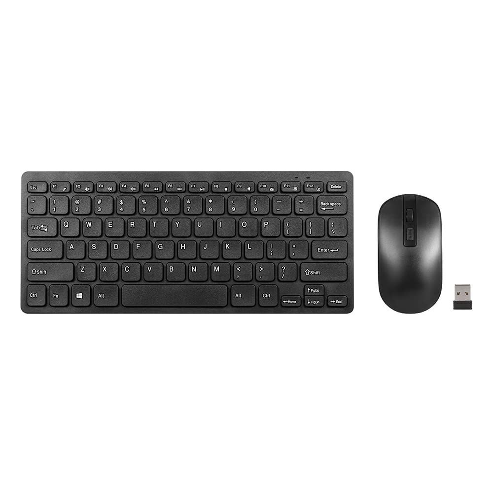 Pepisky KM901 Keyd Mouse Combo 2.4G Wireless 78 Key Mini Keyd and Mouse Set Portable Office Combo
