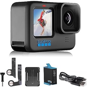 GoPro HERO10 Black- E-Commerce Packaging &#8211; Waterproof Action Camera with Front LCD &amp; Touch Rear Screens, 5.3K60 Ultra HD Video