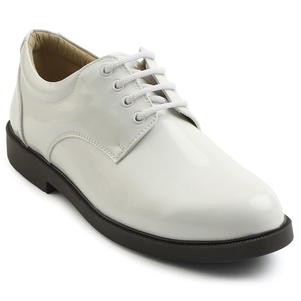 Freedom 5238-219MP Black & White Formal Derby Lacing Navy Shoes for Mens-image-28