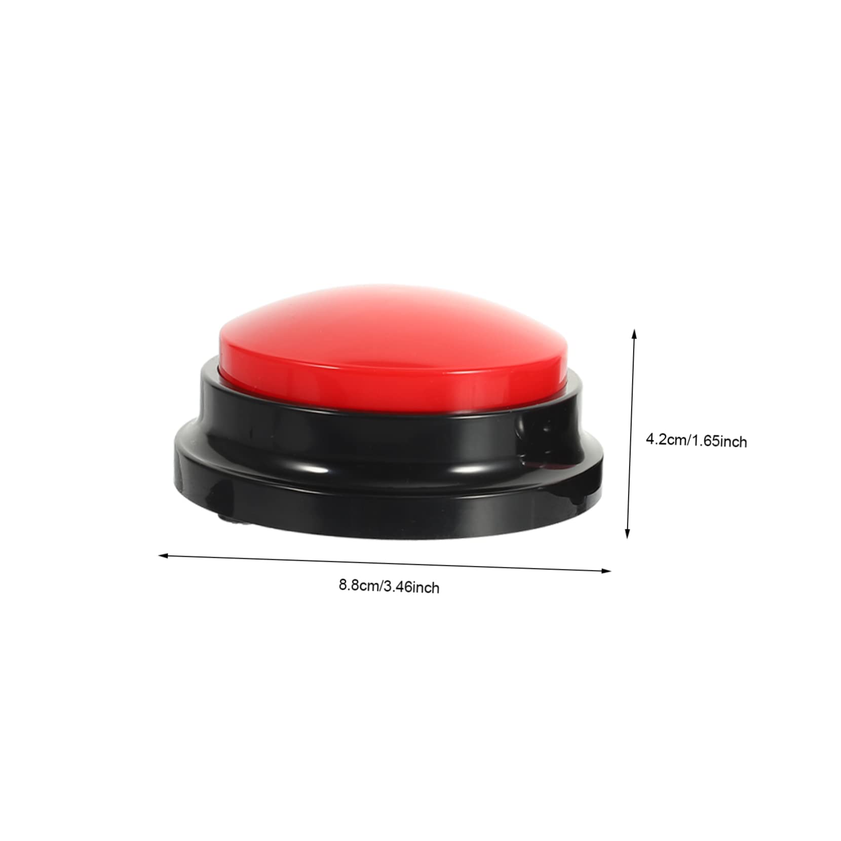 4piezas Botones Interactivos para Paquete De Botones Grabables para Comunicación y Gatos Juguete De Entrenamiento para El Aburrimiento y Comportamientos Destructivos Rojo y Rosa